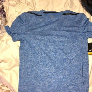 Blue spalding workout shirt brand new